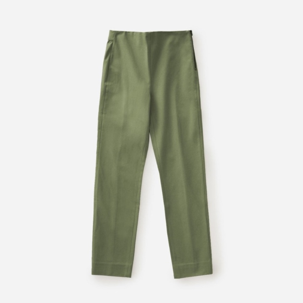 Everlane Olive Green Straight Leg Pants